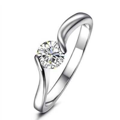 

Yoursfs@ fashion Luxury Charm Zc Wedding Ring Women Party Jewelry Real Solid rings Free Shipping