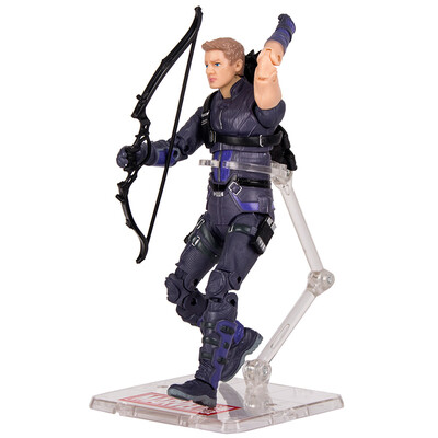 

Marvel Avengers Alliance for children's toys Hawkeye doll model joints movable desk ornaments with a base color boxed 7-inch