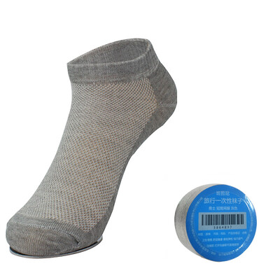 

Pancini travel portable disposable socks men&women compressed socks travel goods men&39s models are short tube gray