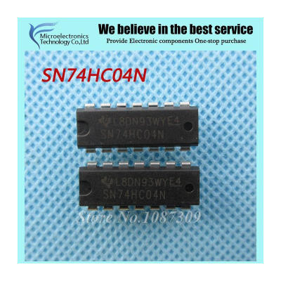 

10pcs free shipping SN74HC04N 74HC04 SN74HC04 DIP-14 Inverters Hex new original