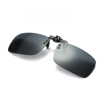 

Jingdong supermarket] Du Senna (DUSENNA) Polarized Sunglasses clip sunglasses clip driver driving myopia glasses clip driving mirror woman daily black and gray