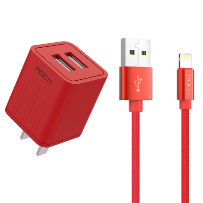 

ROCK Dual port USB Charger and data cable