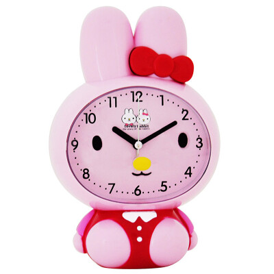 

Polaris POLARIS alarm clock creative cartoon cute little table cartoon lazy bedside alarm clock student children alarm clock 3599 pink