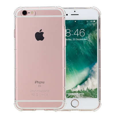 

Локка (ROCK) iphone6splus телефона оболочка защитной оболочки яблока 6 / 6splus углов подушка наборов силикона прозрачного