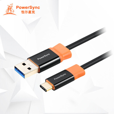 

(PowerSync) CUBCKCR0005A Тип C кабель передачи данных передачи двухцветный круглый черный с оранжевой короной статуя версии 0,5 метра
