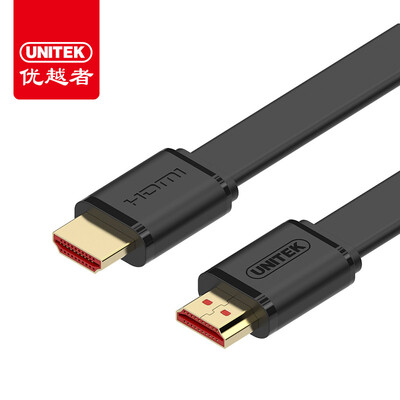 

Улучшенный человек (UniTek) HDMI линии 3D видео кабель 2,0 4K цифровое видео высокой четкости кабельного телевидения компьютерный кабель телеприставки дисплей коробки 1 метр высокой четкости плоский провод интерфейса линии Y-C1014ABK