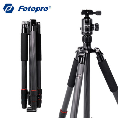 

Fotopro E-6C Carbon Bracket Light Tripod SLR Camera Travel Photography Portable PTZ Set