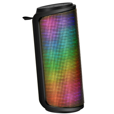 

Blue Yue (LEnRuE) M4 LED Цветной свет Bluetooth-динамики Мини-портативный наружный небольшой звуковой карты телефон сабвуфер компьютер аудио черный