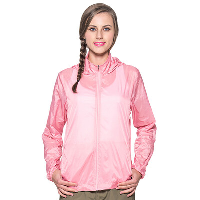 

Woodpecker TUCANO skin clothing lovers thin breathable sun clothing women fashion sports outdoor windbreaker 17109ZM6003B female pink S