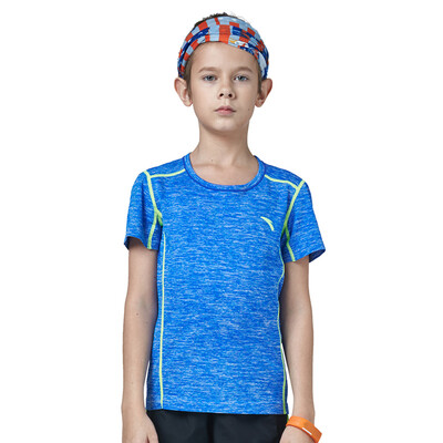 

ANTA (ANTA) children's clothing men's large children short-sleeved sweater children's short-sleeved T-shirt 35724149 Knight Blue 130