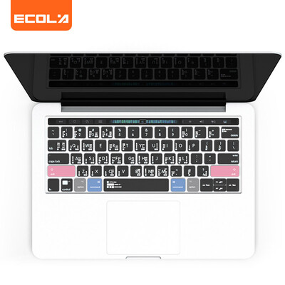 

Пассажиры Левин Ecola Сочетания мембраны клавиатуры защитная пленка Apple, новый MacBook Pro 2016 (Touch Bar) 13/15 дюймовый специальный тонкий прозрачный EA021SPB