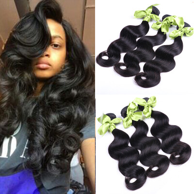 

Peruvian Virgin Hair Body Wave 4Bundles Human Hair Weave 400g/lot Puruvian Body Wave 8A Virgin Unprocessed Wavy Hair Body Wave