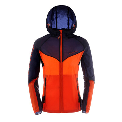 

Discovery outdoor women breathable light sports windbreaker DAEE82224 sunset orange / possession of blue M