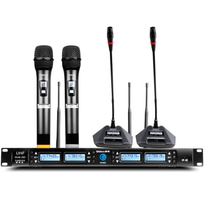 

Shinco H85 One Touch Four Wireless Conference Microphone Training Presentation Professional Gooseneck Wireless Microphone