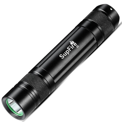 

Shin fire supfire S5 light flashlight household mini LED lights can be charged portable self-defense long-range