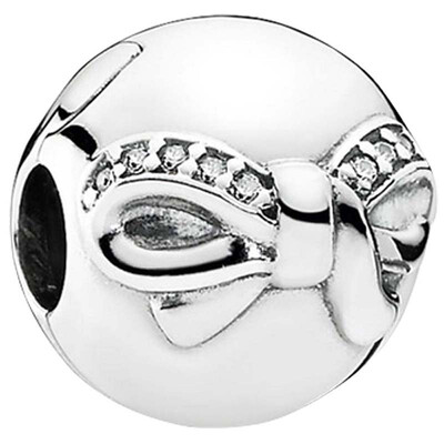 

PANDORA Пандора серебряный лук удержания пряжки 791777CZ