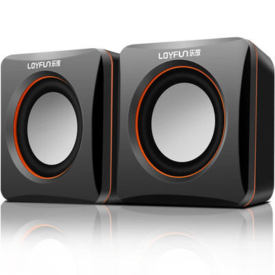 

LOYFUN LF-701 35mm Mini Computer Speakers Powered by USB black