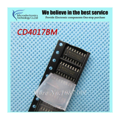 

10pcs free shipping CD4017BM CD4017 HEF4017BT HEF4017 SOP-16 With each other Counter ICs S Decade Counter new original