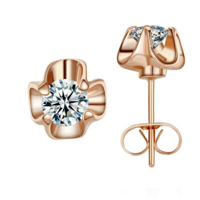 

Yoursfs@ Female Classic Enchantingly Flower Shape Stud Earrings For Women Earrings Jewelry