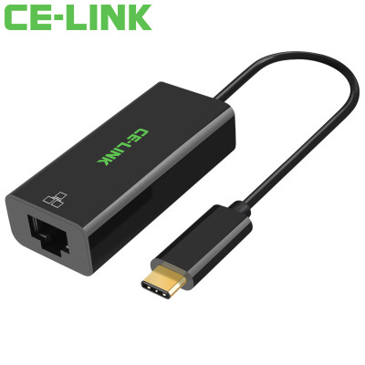 

CE-LINK 1678 Type-C to 100M network card cable network card USB31 USB-C to RJ45 converter Apple new Macbook interface external wired network card black
