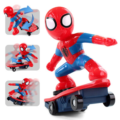

New Qida Spiderman scooter rechargeable remote control car boy children toy gift M021