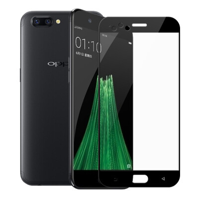 

Langou OPPO R11 закаленная пленка с полноэкранным покрытием из стальной пленки с высокой разрешающей способностью для взрывоопасной защитной пленки для OPPO R11 (черный)