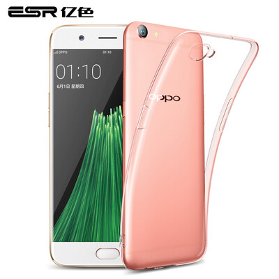 

Миллиард цветов (ESR) OPPO R9S Плюс телефон оболочки / защитный рукав все включено прозрачной силиконовой мягкой оболочки падение сопротивления ранний красный гель цвета серии подходит для -Oppo R9S Plus