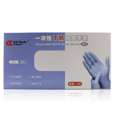

Chengyu Technology CK-TechCKS-DJ801- Nitrile Disposable Gloves Food Beauty Experiment Industry Housework Rubber Ding Qing 100  Code