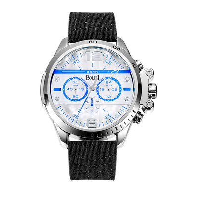 

BOLISI 8206 хронограф кварцевые наручные часы с Nylon Watch Band для мужчин