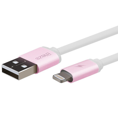 

BIAZE K3 Apple, 6 / 5s кабель для передачи данных поддержки Шнур питания провод телефона зарядное устройство iphone5 / 6s / 7 Plus / SE / Ipad воздушный мини 1 Ми золото