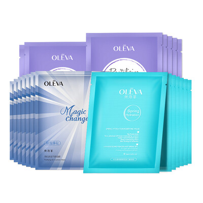

Olofi OLEVA Firming Lifting Mask Set of 21 sheets water mask mask male&female black mask cleaning mask
