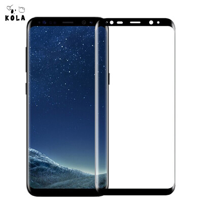 

KOLA Samsung S8 Plus tempered film 3D surface full-screen covered glass film protective film for SAMSUNG Galaxy S8 + black