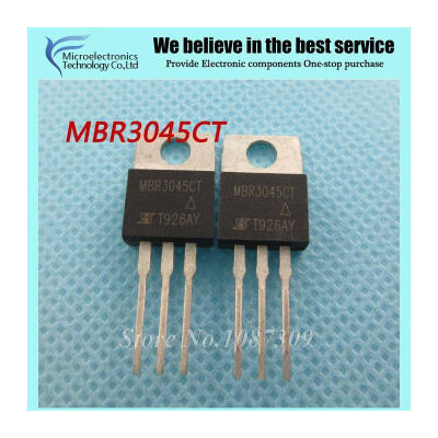 

10pcs free shipping MBR3045CT MBR3045 MBR3045C Schottky & Rectifiers 30 Amp 45 Volt Common Cathode TO-220 new original