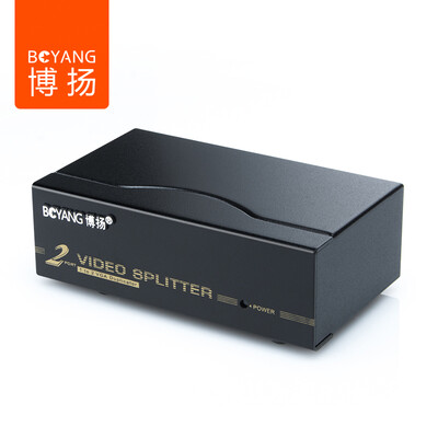

Bo Yang BOYANG BY-502 VGA splitter one two split screen high-definition video TV computer 1 drag 2 divider 500MHZ