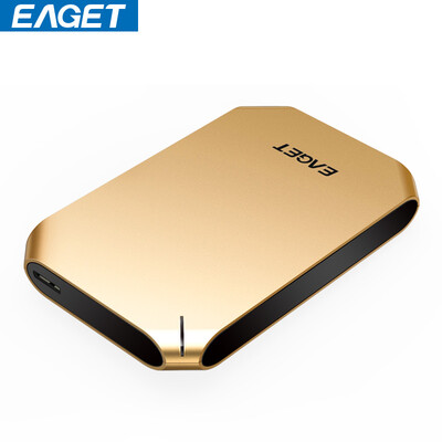 

Yi Jie EAGET G60 25 inch USB30 full hardware encryption fashion high-speed shock mobile hard drive 500G gold
