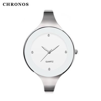 

CHRONOS Luxury Fashion Women Casual Quartz Wristwatches Ladies Elegant Dress Watch 2017 Simple Trendy Clock