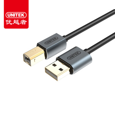 

(UNITEK) usb printer data line lengthened 5 meters A public on the B public high-speed square cable support HP Canon Epson printer Y-C421FGY