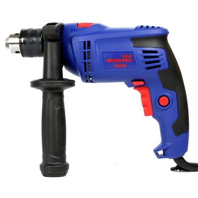 

Десять тысяч граммов сокровище (WORKPRO) W122005N больше кинетической энергии удара дрель ручная дрель пистолет дрель набор инструментов домой двойной коробочный 500W