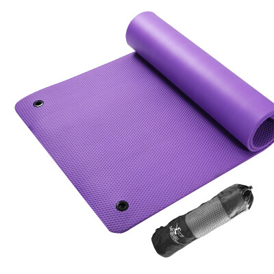 

Kim La Yoga mat 10MM thick non-slip fitness mat male 185 80cm widening lengthening sport mats purple