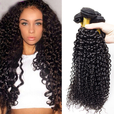 

3 Bundles Mongolian Kinky Curly Hair Bundles Mongolian Curly Virgin Hair Wet And Wavy Human Hair Afro Kinky Curly Virgin Hair