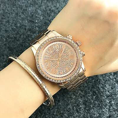 

Dazzling Crystal Ladies Dress Wristwatch CONTENA Luxury Rhinestone Bracelet Quartz Watches Royal Style Fashion Women Watches