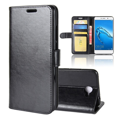 

GANGXUN Huawei Y7 Case High Quality PU Leather Flip Kickstand Wallet Cover for Huawei Y7