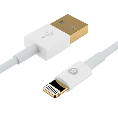 

BIAZE K19 Кабель для передачи данных и зарядки для Apple 7/6 / 5s 1,2м белый