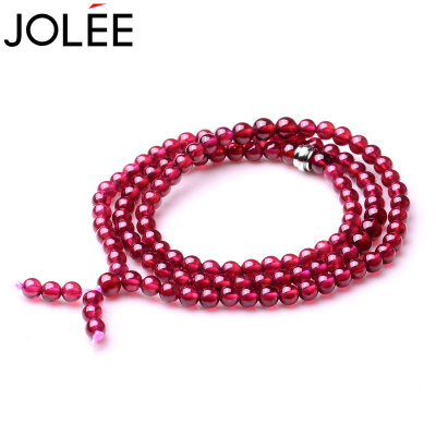 

Yu Lan JOLEE garnet bracelet multi-layer fashion bracelet color gem bracelet to send his girlfriend honor wife gift Red Red One Size