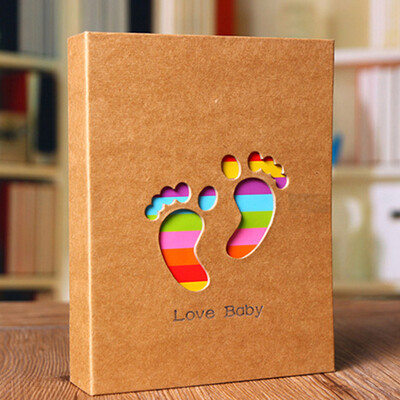 

Bright SPLENDID Baby Growth Family Inserts Album Album Creative Gift Big 6 Inch 100 Giraffes
