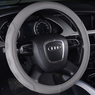 

Antarctic (Nanjiren) car steering wheel car with the first layer of leather leather handle universal four seasons coffee color