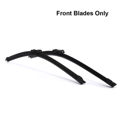 

Front & Rear Wiper Blades for Audi Q5 24+20 Fit Push Button Arms 2008 2009 2010 2011 2012 2013 2014 2015 2016