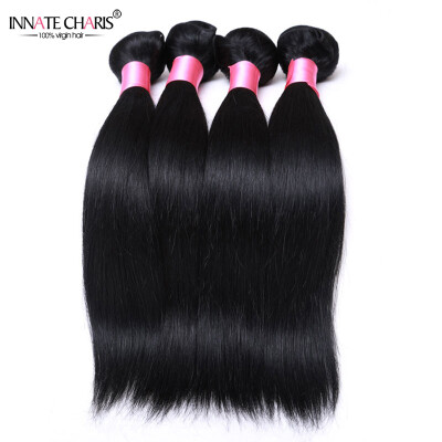 

7A grade brazilian virgin hair straight 4 bundle deals 22" 22" 24" 26" natural black straight human hair free shipping