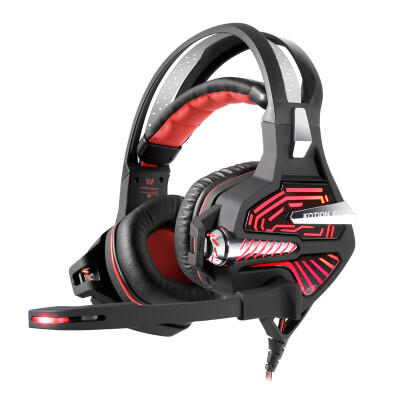 

KOTION EACH GS100 Headset gaming 7.1 Shocking headphones Notebook desktop computer headset with microphone bass black red