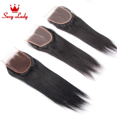 

Unprocessed Virgin Brazilian Hair Closure Straight Lace Closure Cheap Closures With Free Shipping Human Hair Lace Closure Hot